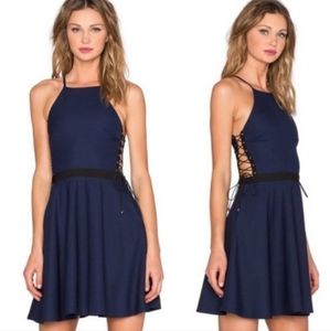 NBD Fire Escape Open Sides mini dress